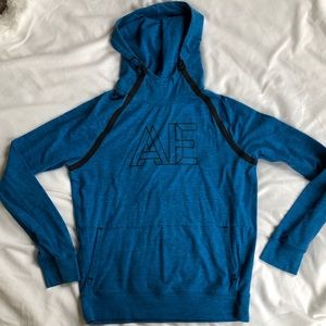 American Eagle 🦅 Hooded Tee with Front Pocket